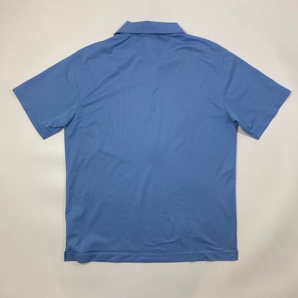 Nike Polo Shirt Mens L Large Blue Jay Golf Dri Fit Tour Performance UV Tech - Picture 7 of 11